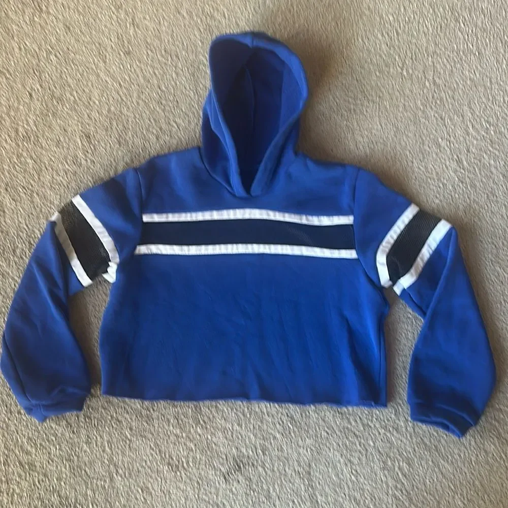 Revolution Dancewear Tenth House Dance Fleece Cropped Hoodie with Mesh Design!